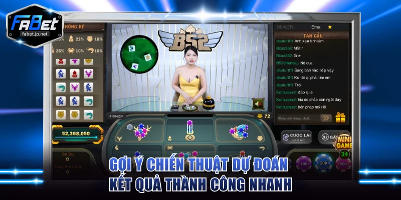 Gợi ý chiến thuật dự đoán kết quả thành công nhanh