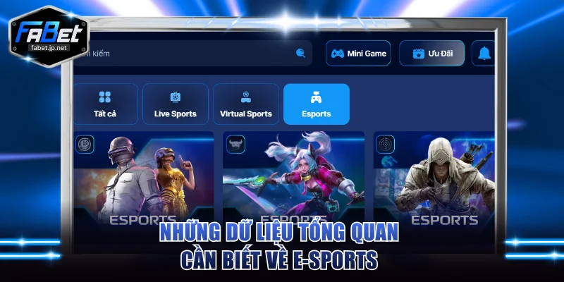 Những dữ liệu tổng quan cần biết về E-sports 